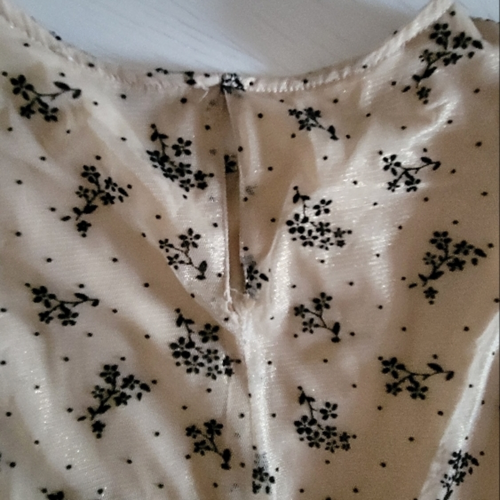 Floral Sheer Dress - Picture 5 of 9